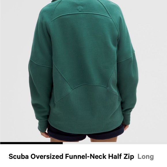 LULULEMON SCUBA FUNNEL NECK 1/4 zip - Picture 4 of 4